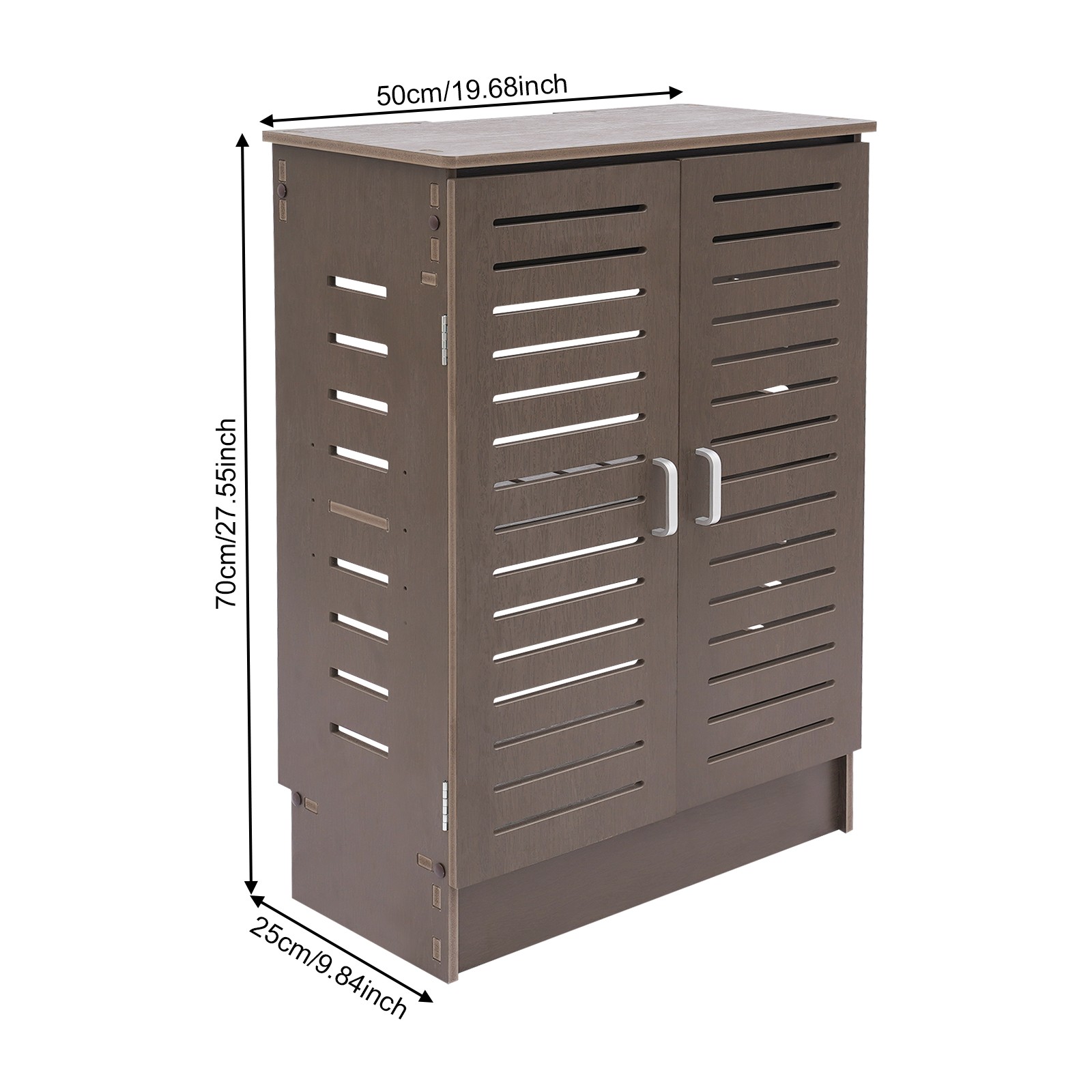 WiFi Router Storage Cabinet, Floor Standing Router Storage Box 50*25*70cm