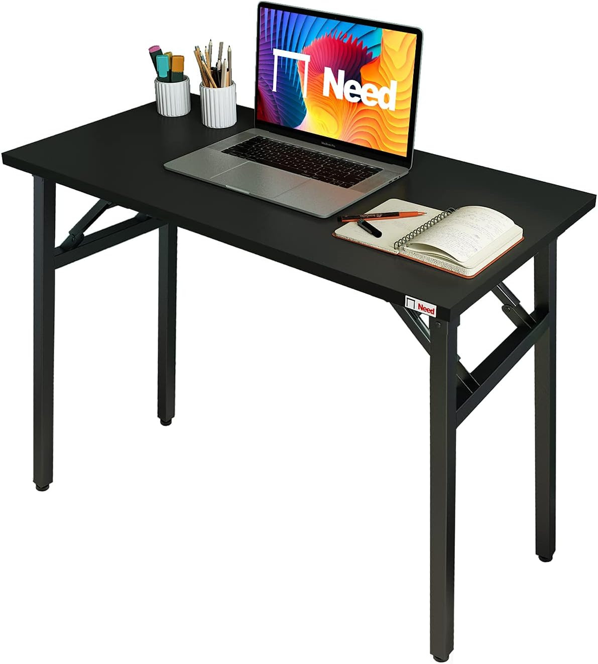 Need Folding Desk – 31 1/2″ No Assembly Foldable Small Computer Table,Sturdy and