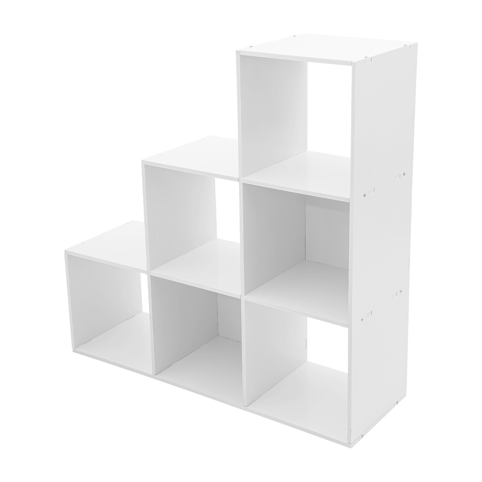 Freestanding 6-cube L-Shaped Corner Shelf for Home/Office 35.43*11*35.43 in 7kg
