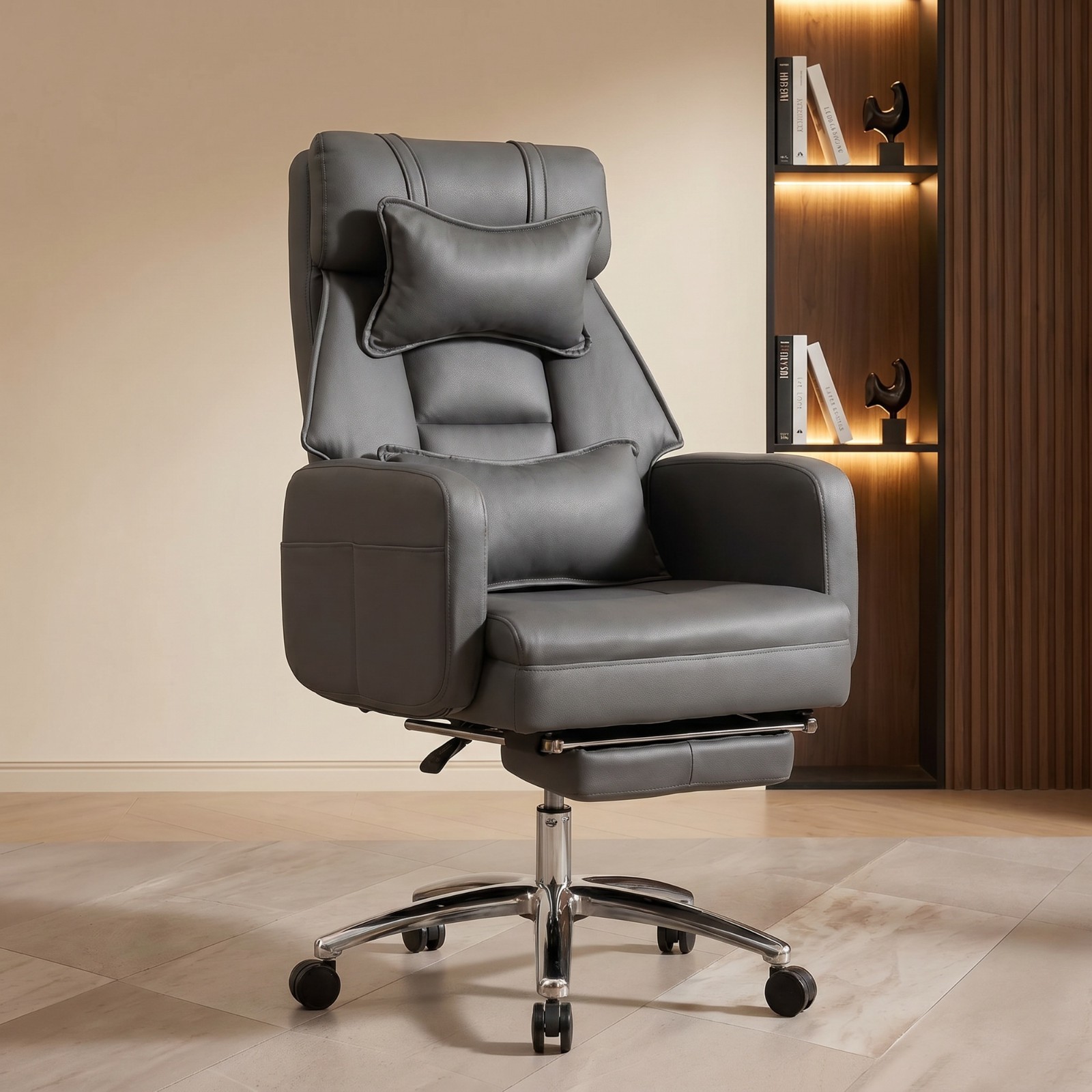 Big and Tall Office Chair 400lbs High Back Swivel Reclining Computer Desk Chair