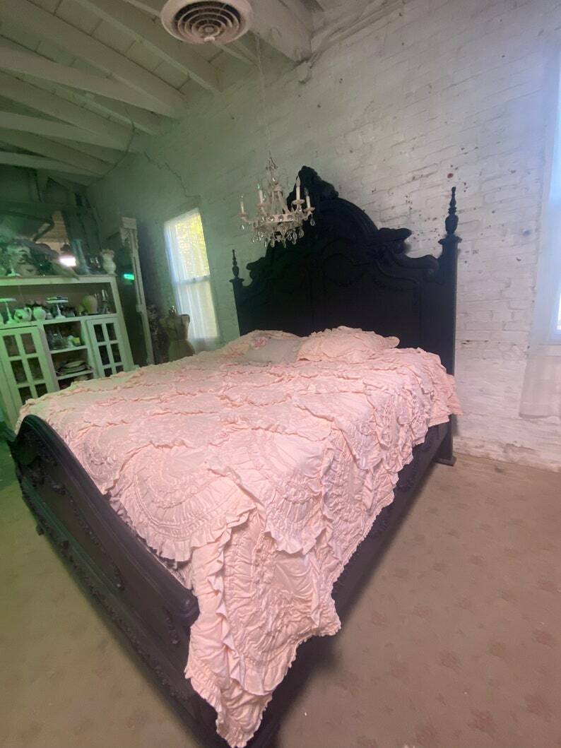 Painted Cottage Shabby Chic Romantic French Queen / King Bed