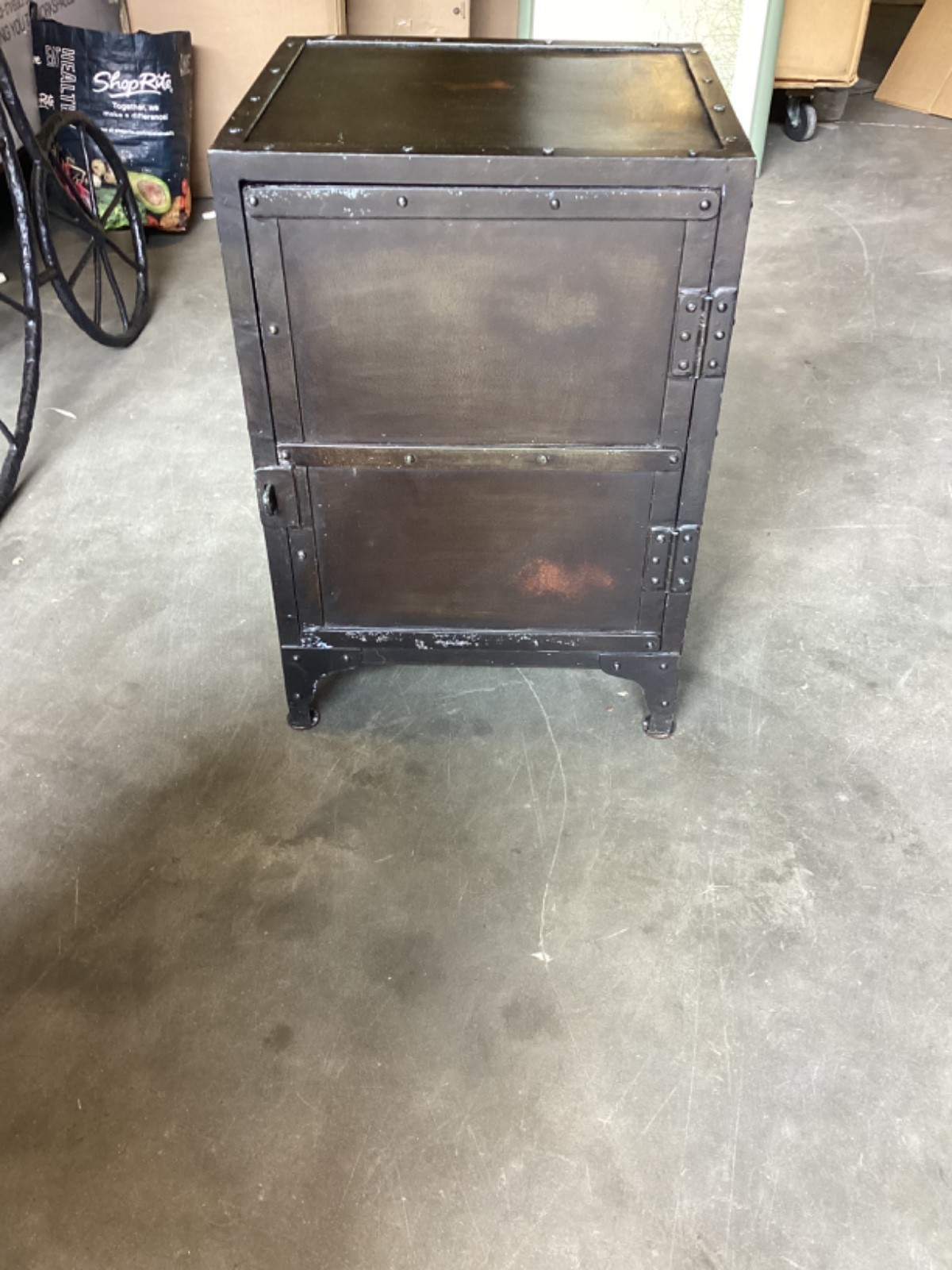 Restoration Hardware Replica Tool Chest Nightstand or Accent Chest Heavy