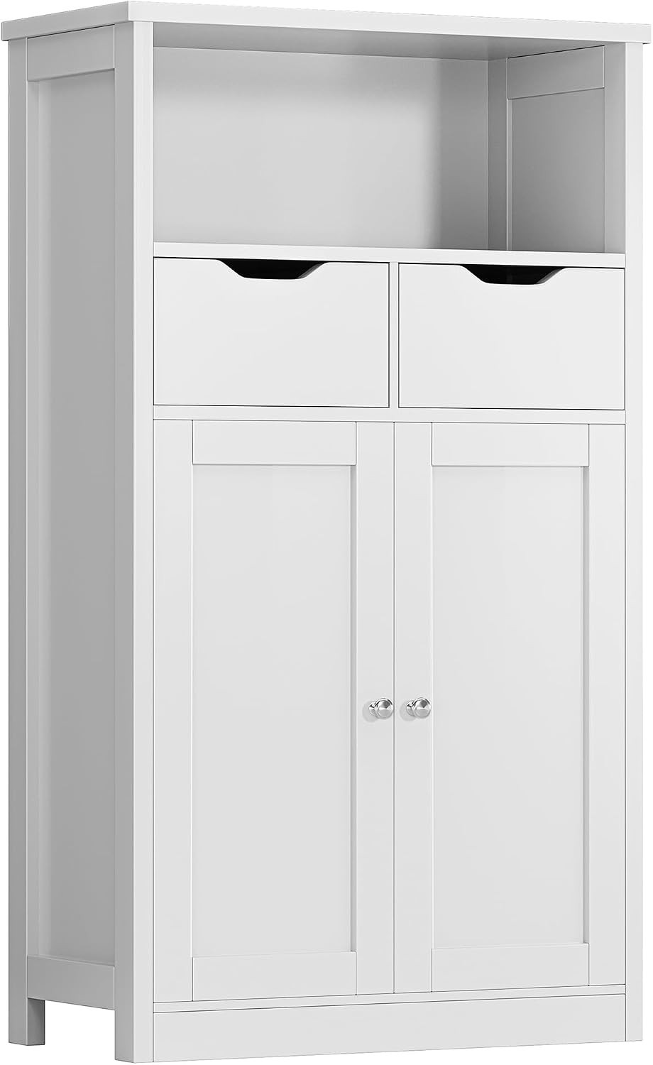 Multi-Purpose White Storage Organizer with Doors – Perfect for Any Room