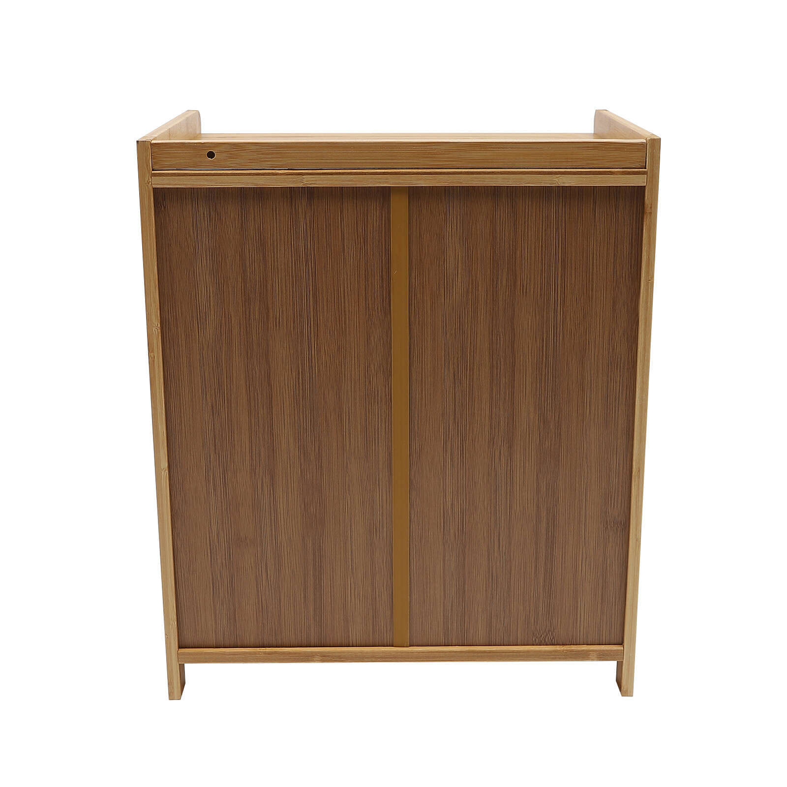 Nightstand Bamboo End Table Bedside Table w/Drawer & Shelf Bohemian Storage Rack