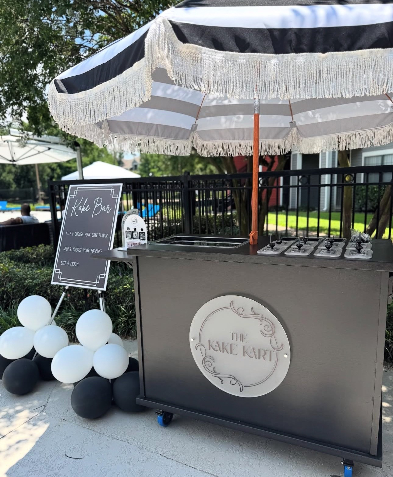 Mobile Catering Cart, Charcuterie Cart, Collapsing Pancake Cart