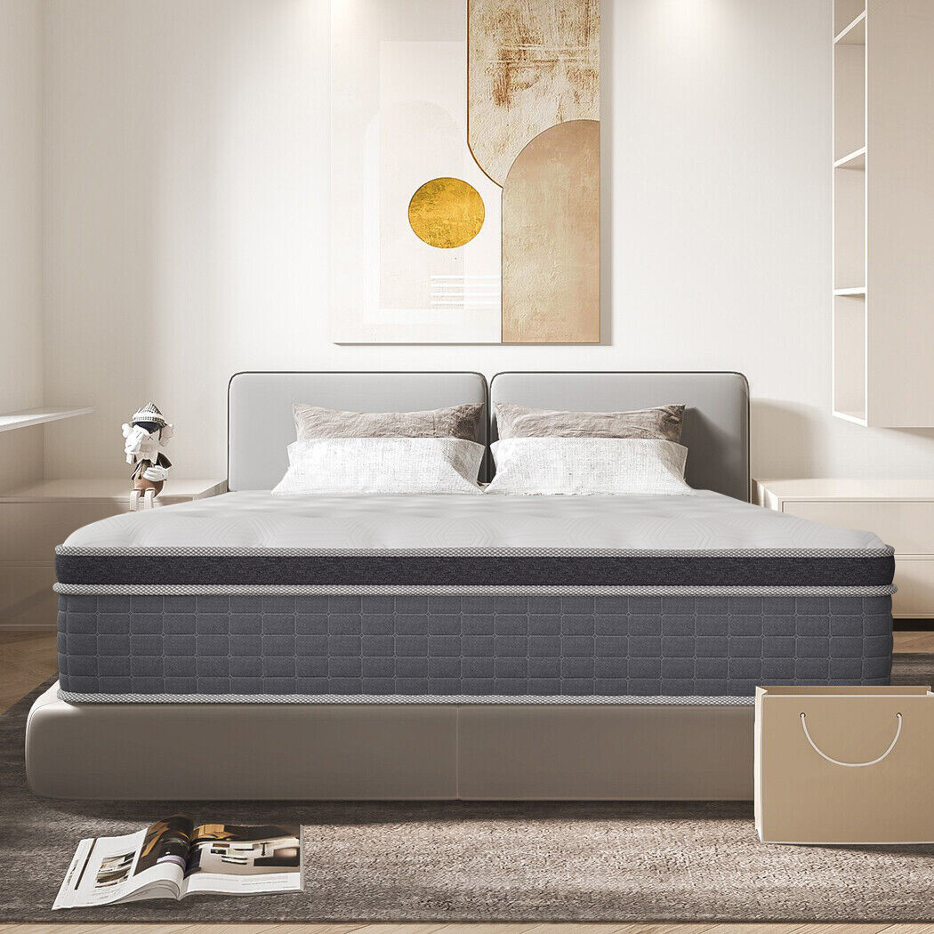 12″ Mattress Twin Full Queen King Size Hybrid Pocket Spring Memory Foam MICOOLS