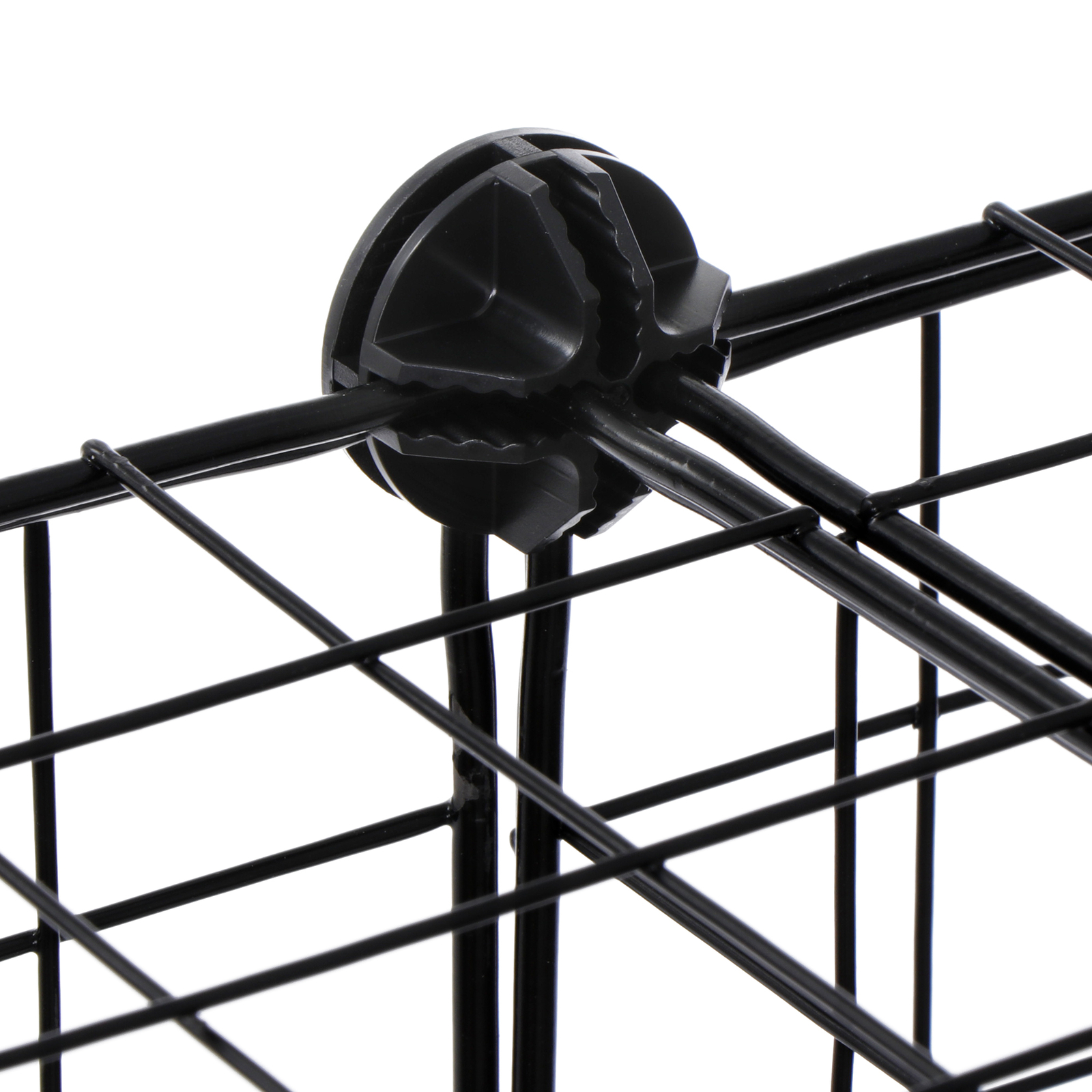 12 Cube Wire Cube Shelving Rack Organizer Bookshelf Shelving Storage Metal Black