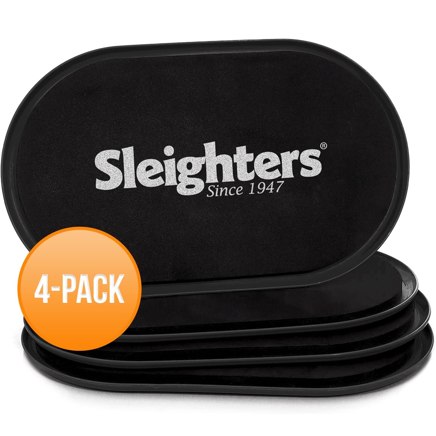 4 PCS 9.5×5.75 Inch Reusable Carpet Sliders Heavy Duty Furniture Moving Pads