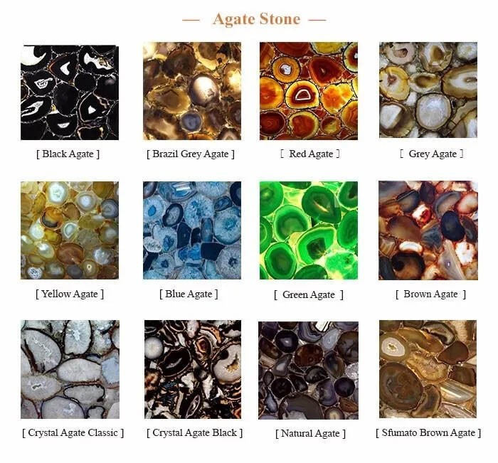 Stunning Gray Agate Coffee Tabletop Handmade Art Crystal Stone Furniture Decor