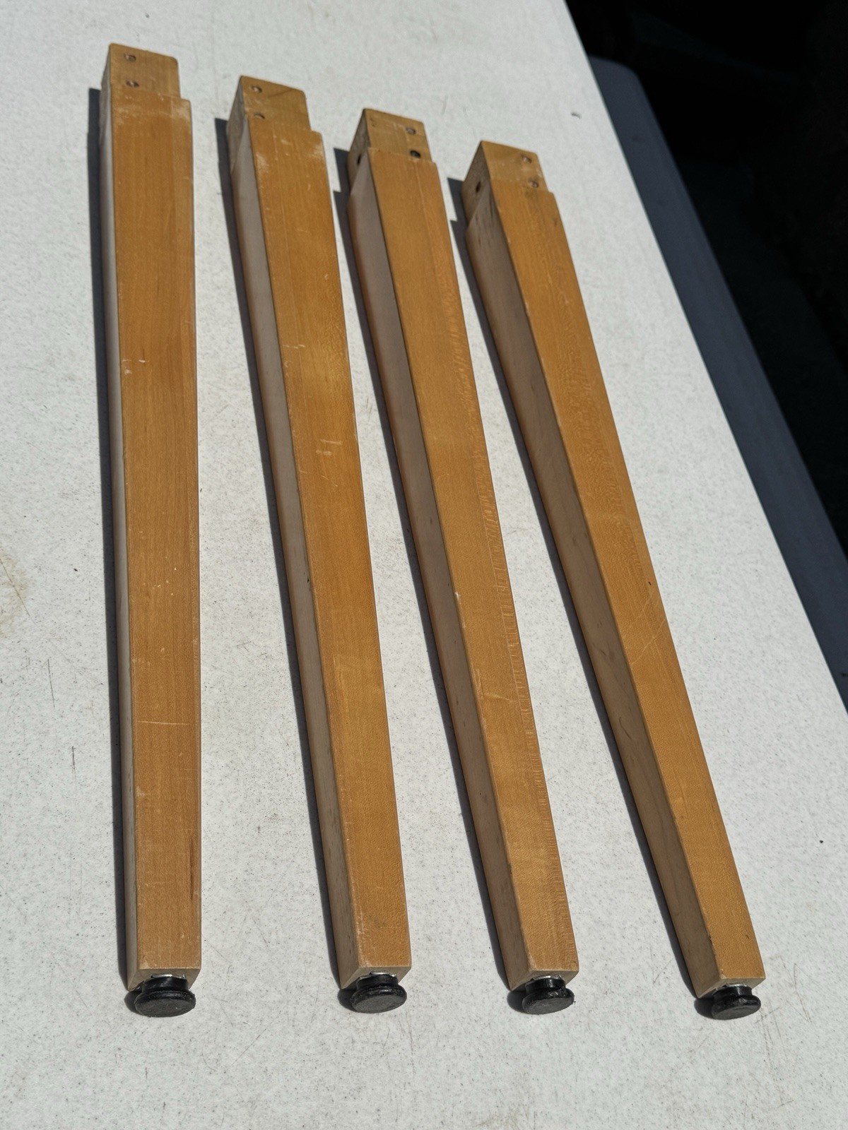 28.5” Table Legs Set of 4 with Leveling Screws