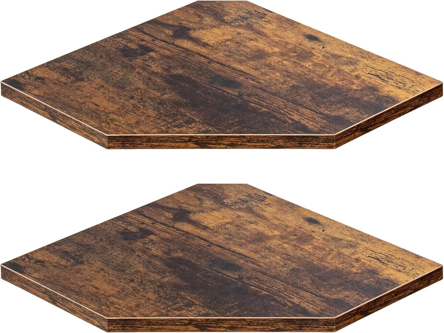 Corner Shelf Wall Mount, Floating Corner Shelves, Set of 2 Corner Wall Shelf Org