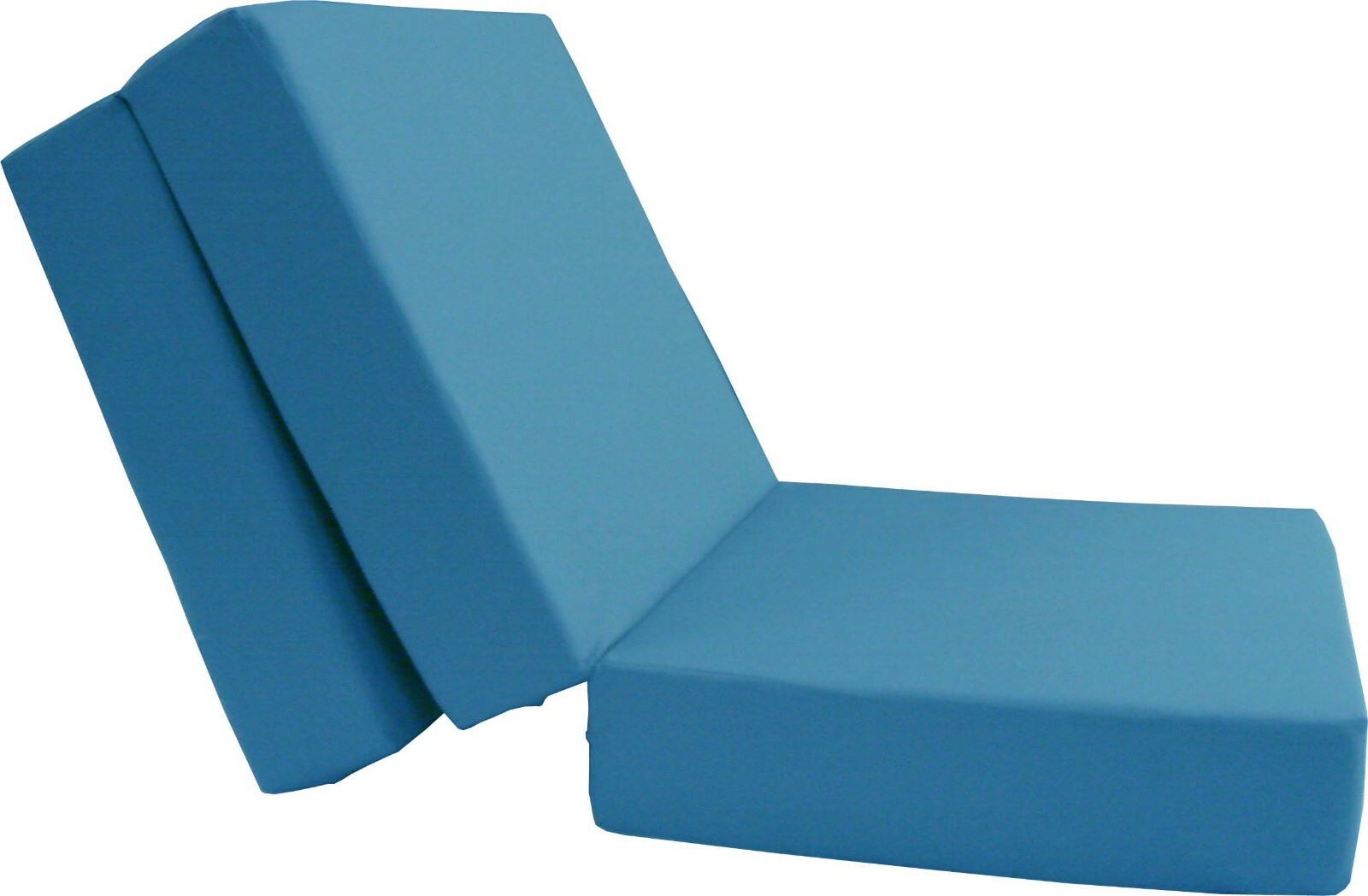 Shikibuton Trifold Foam Beds 1.8 lbs Density, Folding Mattress 6x27x75 Turquoise