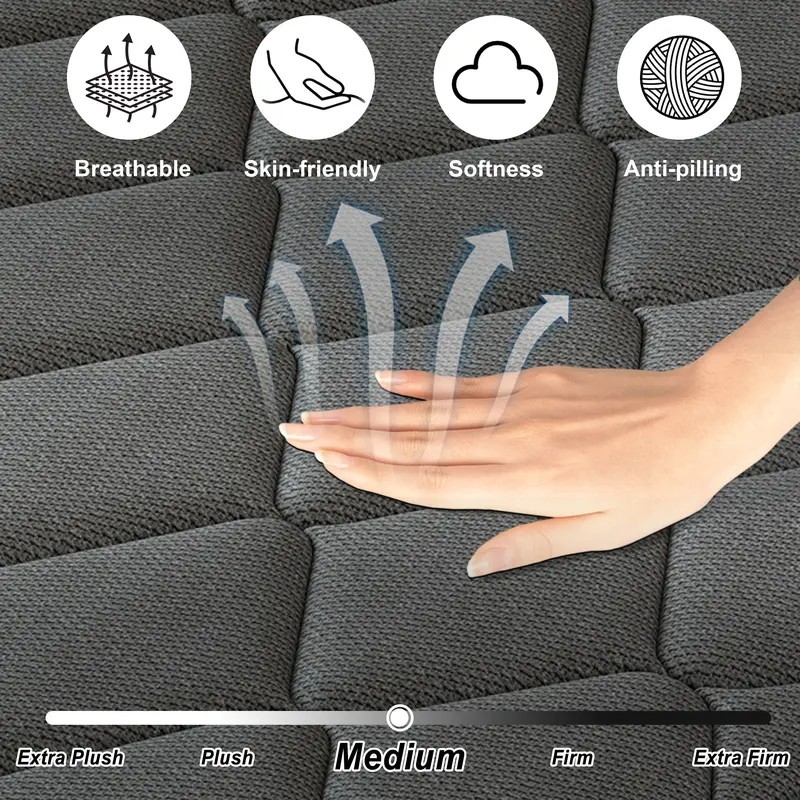 14 12”Mattress In a Box Gel Memory Foam Pocket Spring Twin Full Queen King Size