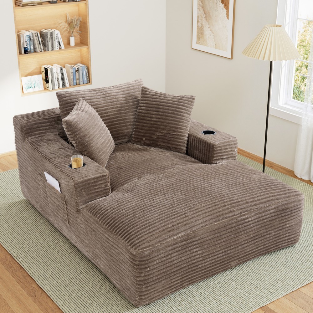 Modern Oversized 5 Seater Modular Sectional Sofa Couch for Living Room Office