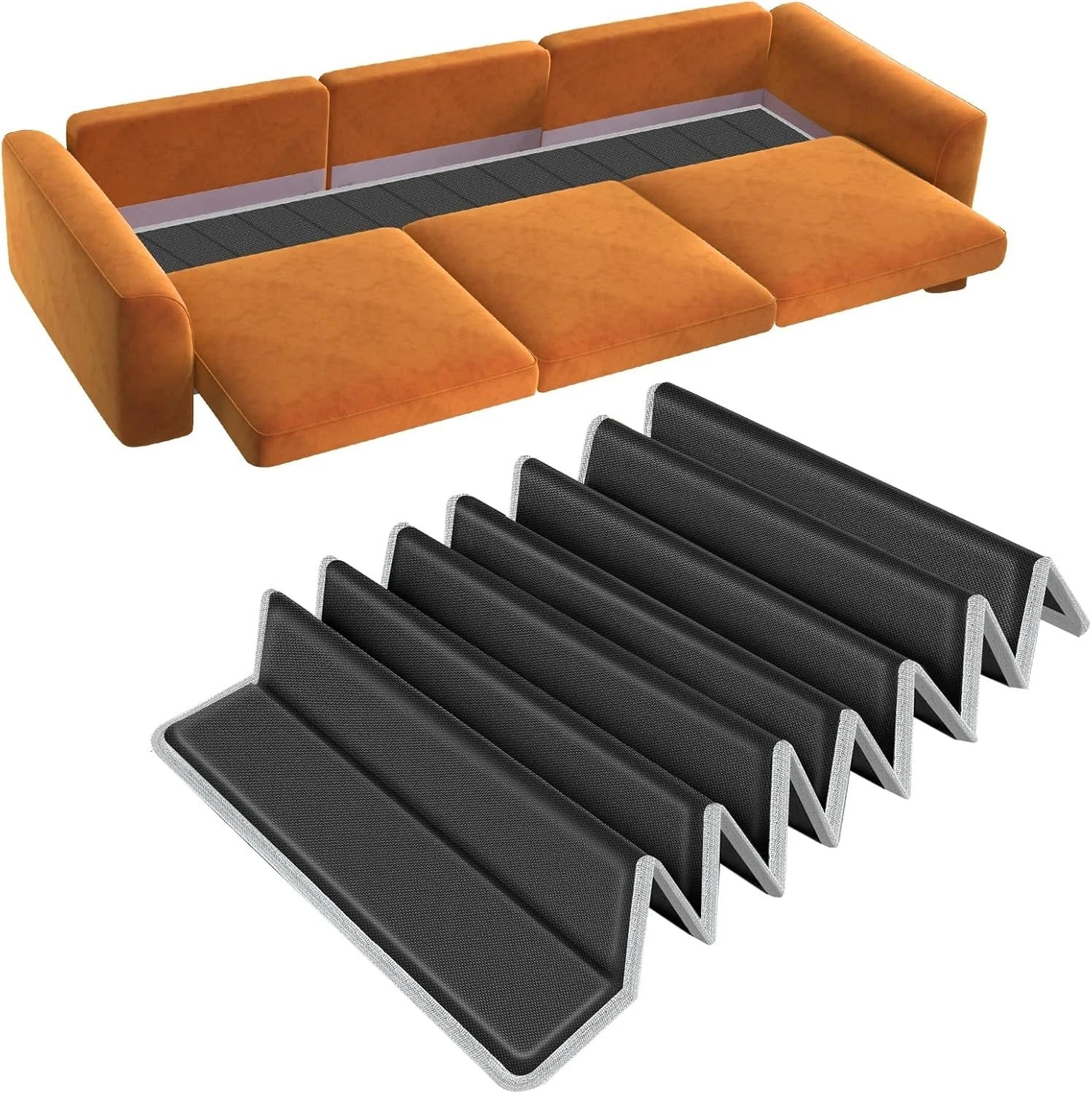Heavy Duty Couch Cushion Support Board to Fix Sagging Sofas, 17″x66″ Sofa, Th…