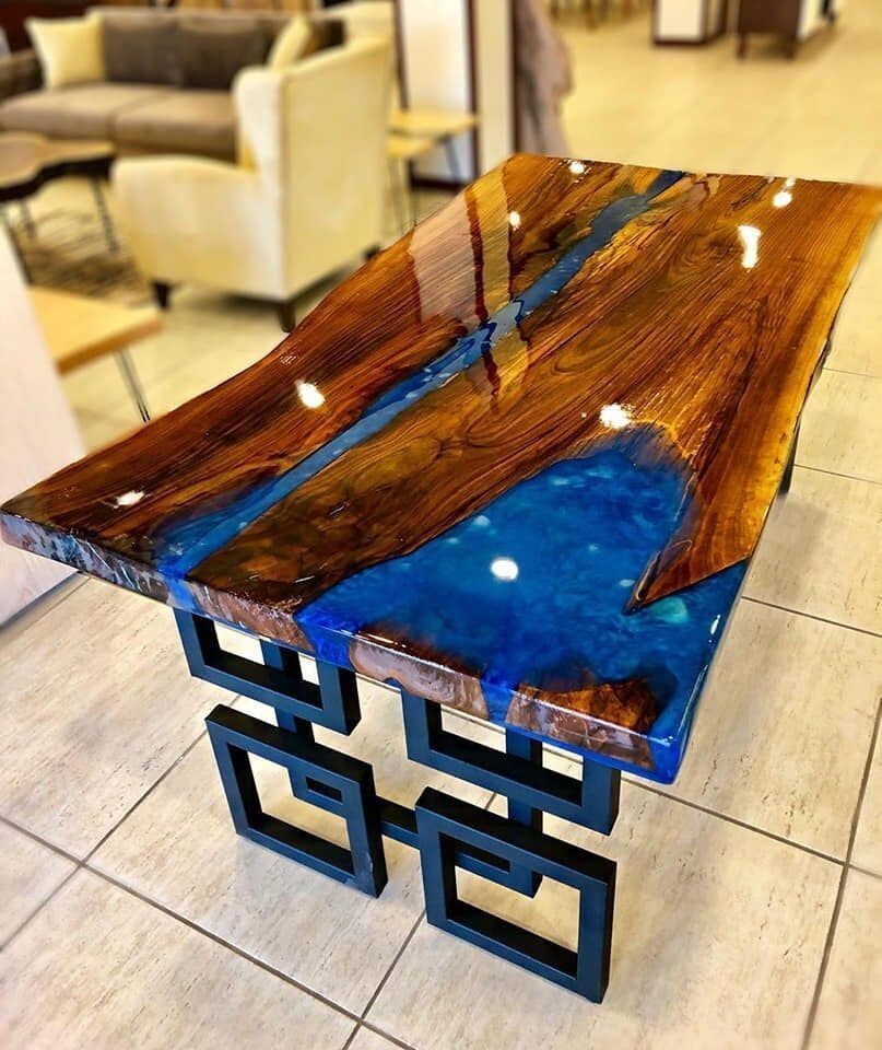 60″ x 32″ Epoxy Dining Table Top / Epoxy Center Table Top / Epoxy Table Decor