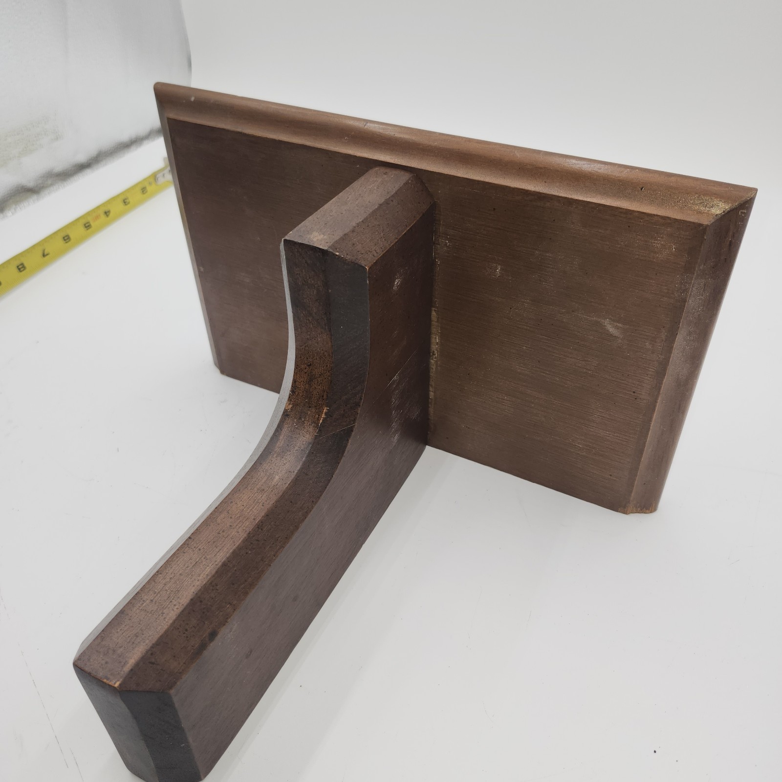 Craftsman Style Pedestal Wall wood T Sconce Shelf 12″ x 8″ bracket vintage