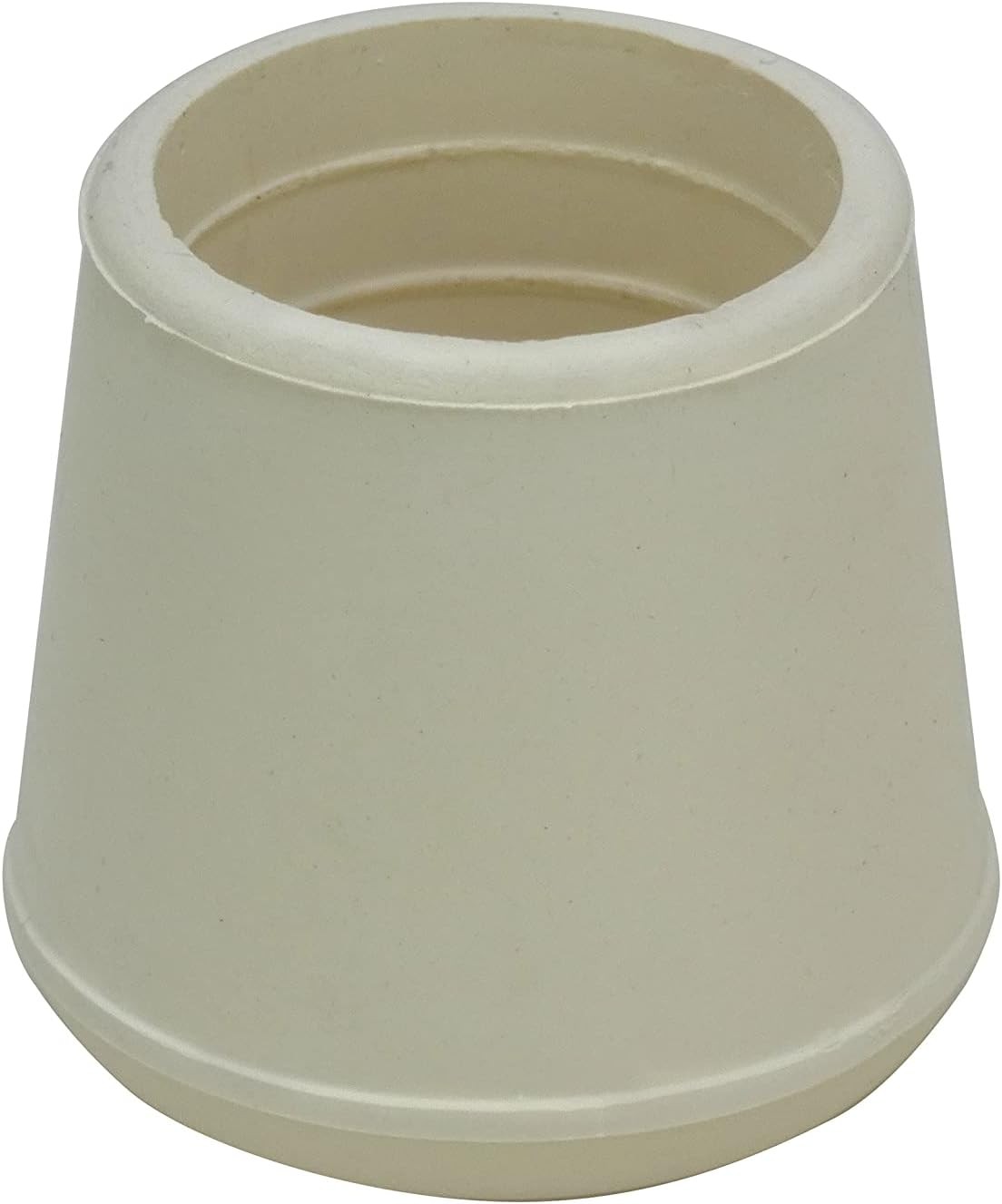 8743E Leg Tips 1-1/4-Inch Inside Diameter Rubber Chair Caps Round 24 Pack White