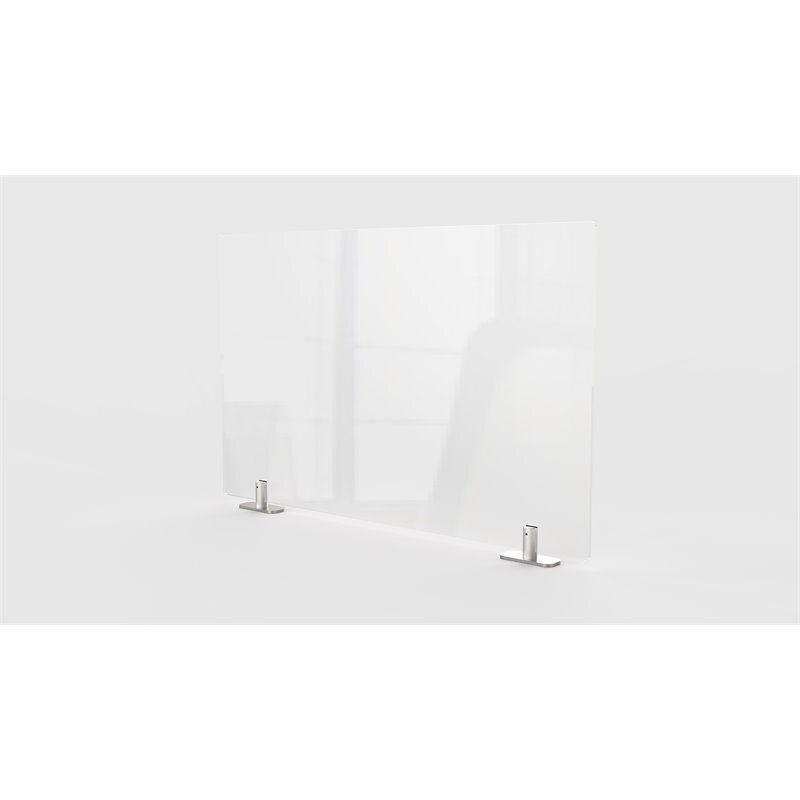 Ghent’s Plastic 18″ x 24″ Partition Extender with Tape in Clear