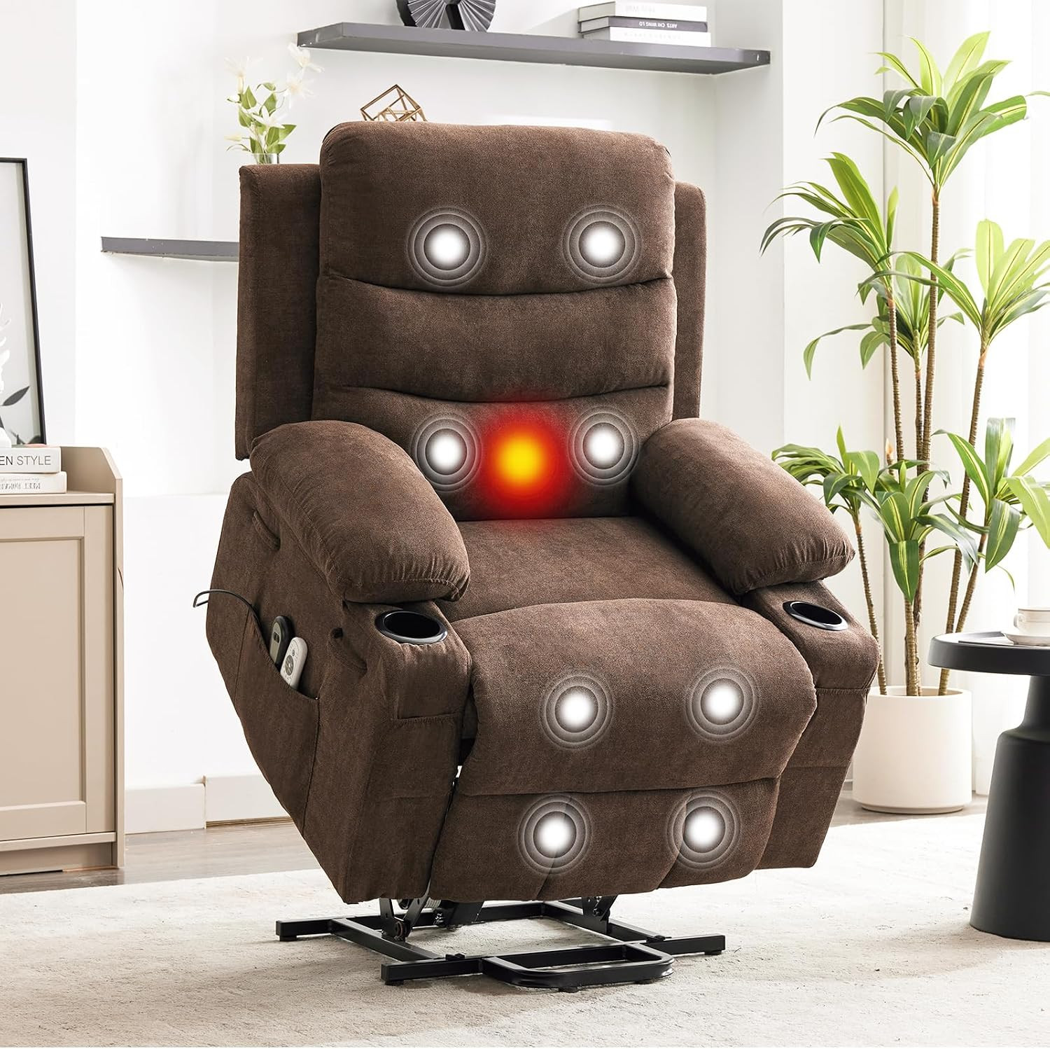 Oversized Power Lift Recliner Chair for Big and Tall with Wide Seat | Electric L