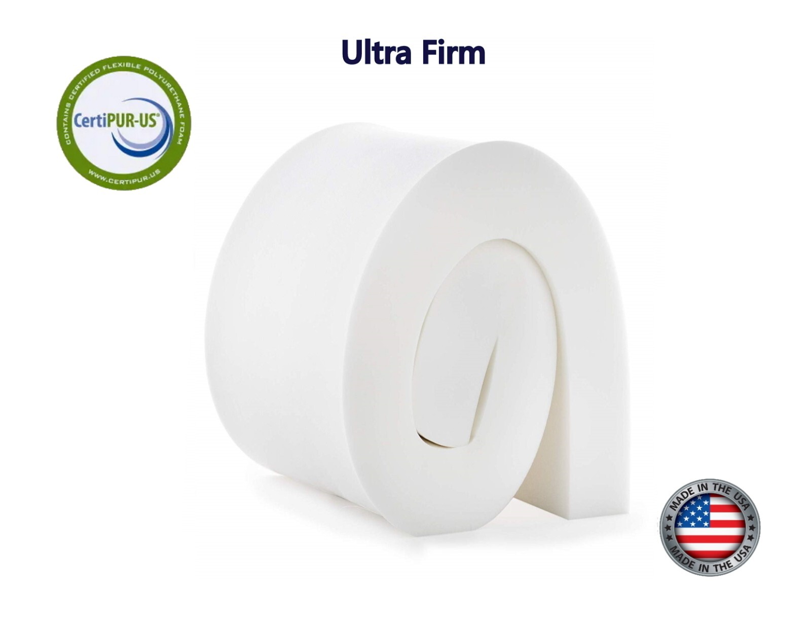 High Density Upholstery Foam (Ultra Firm) 3″x24″x80″ 52ILD Foam Seat Cushions