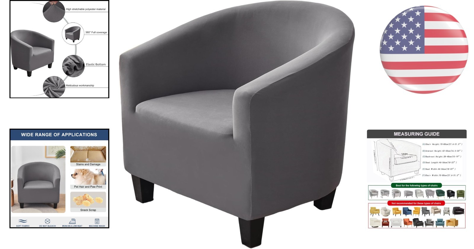 Polyester Spandex Chair Covers – Elegant and Protective for Family Homes