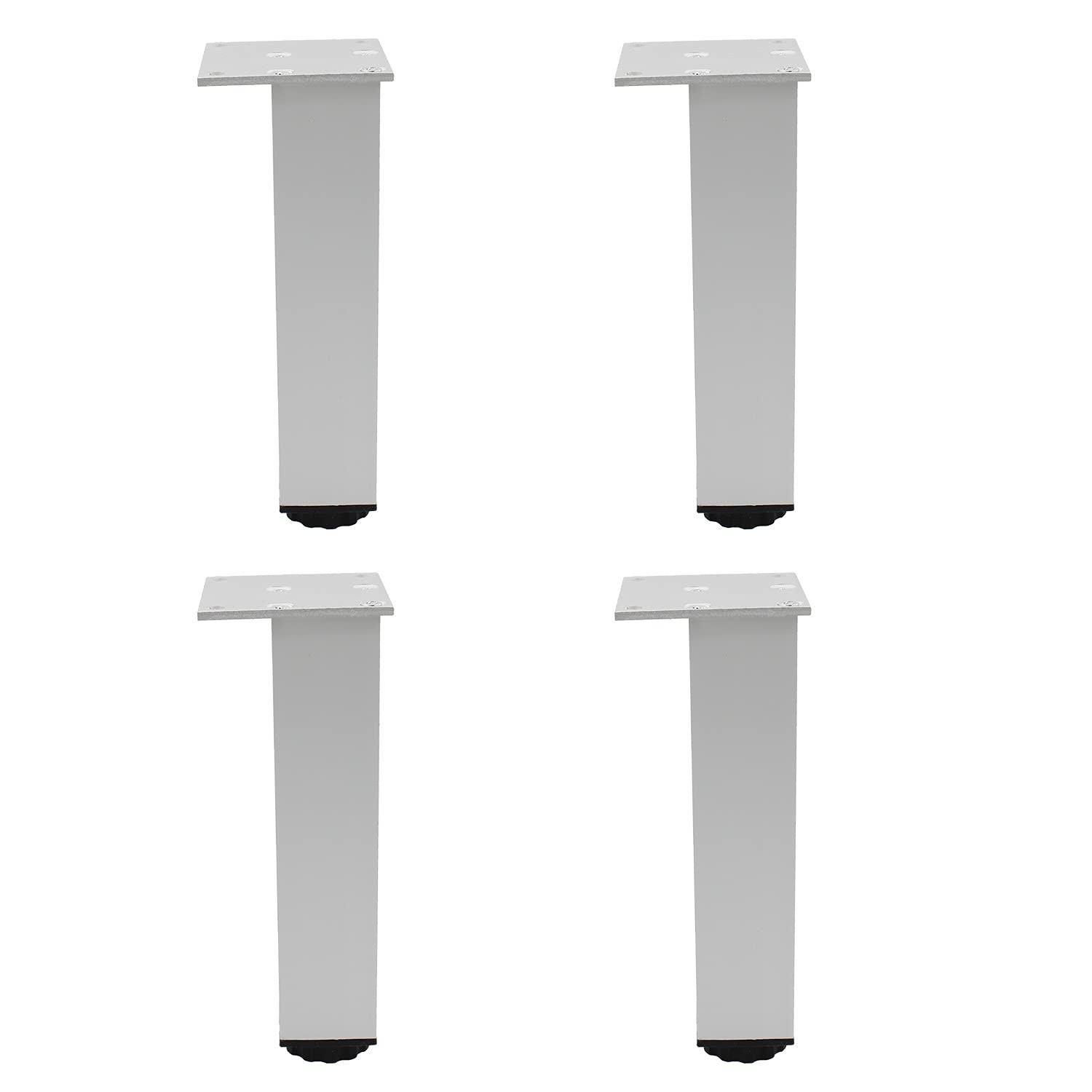 Adjustable Furniture Legs 180mm/7.09” Silver Aluminum Alloy – Heavy Duty