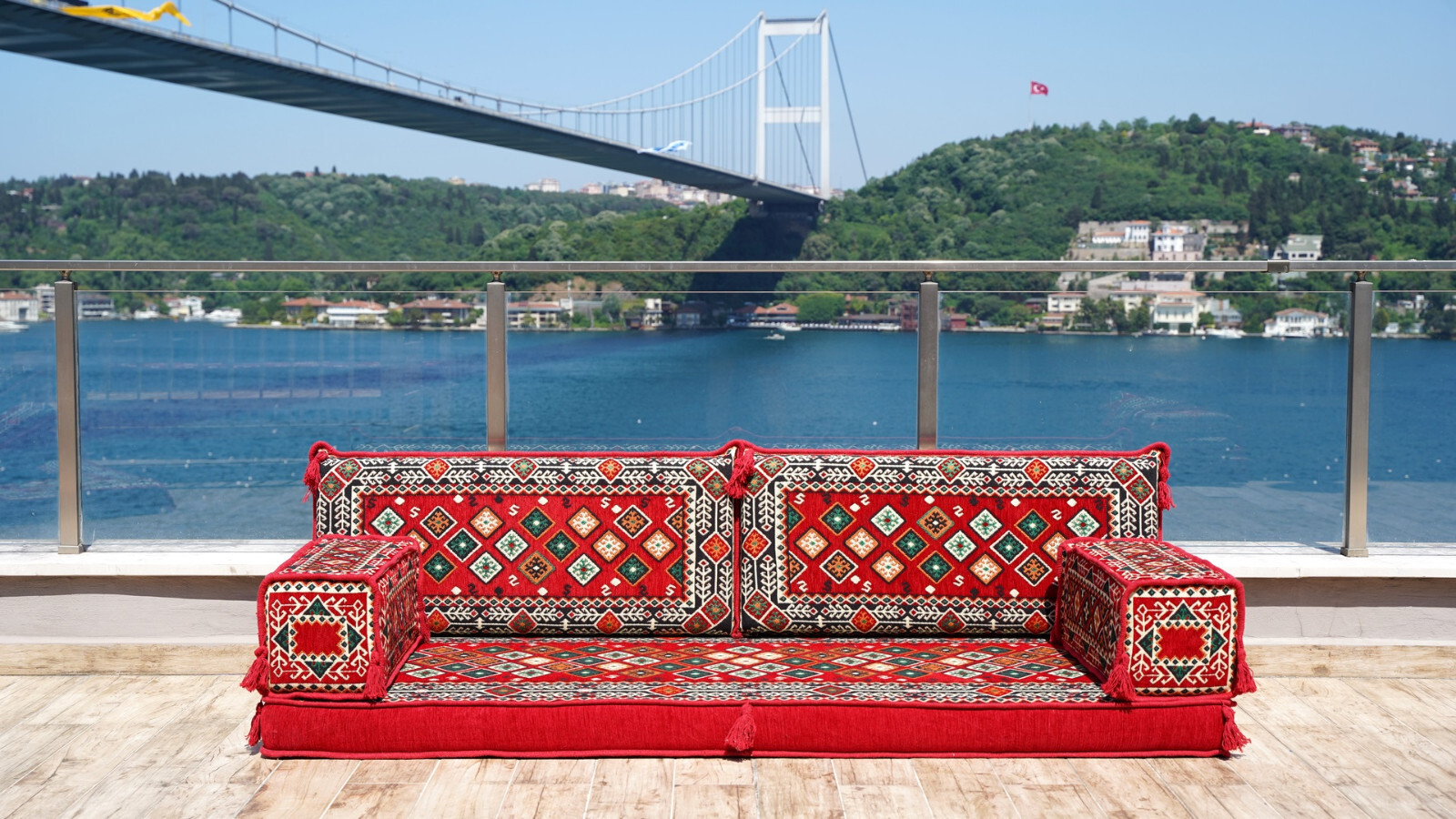 Colorful Arabic Sofa Set, Modular Sectional Sofa, Futon Sofa Bed, Sofa Covers