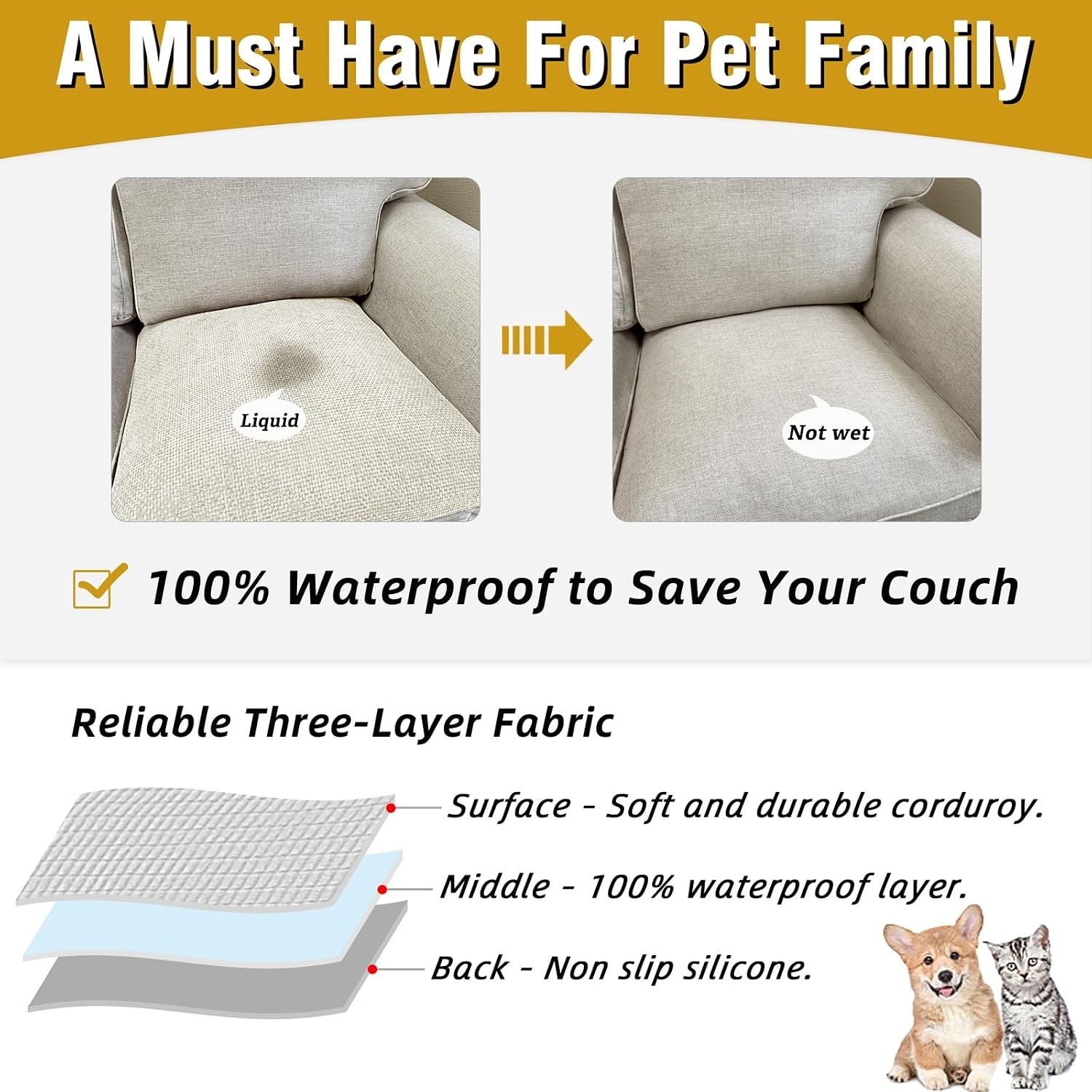 Couch Arm Covers, Sofa Arm Covers, Waterproof Armrest Cover for Sofa, Armchai…