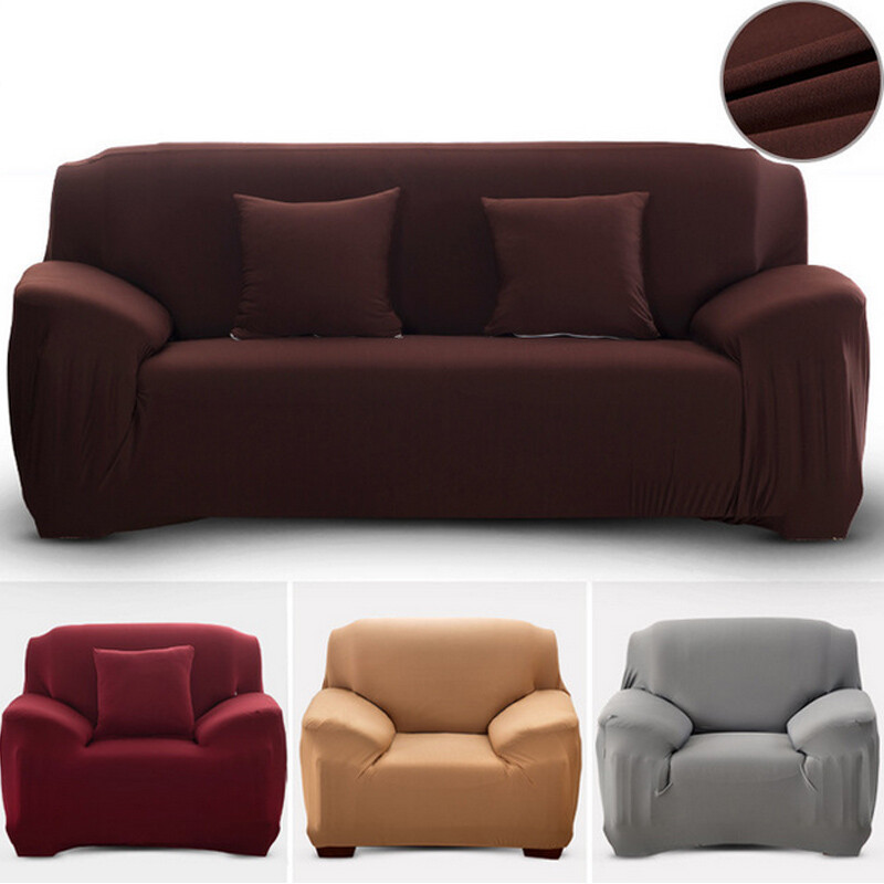 Spandex Stretch Sofa Covers Protector Sofa Slipcovers 1 2 3 4 Seater Couch Cover
