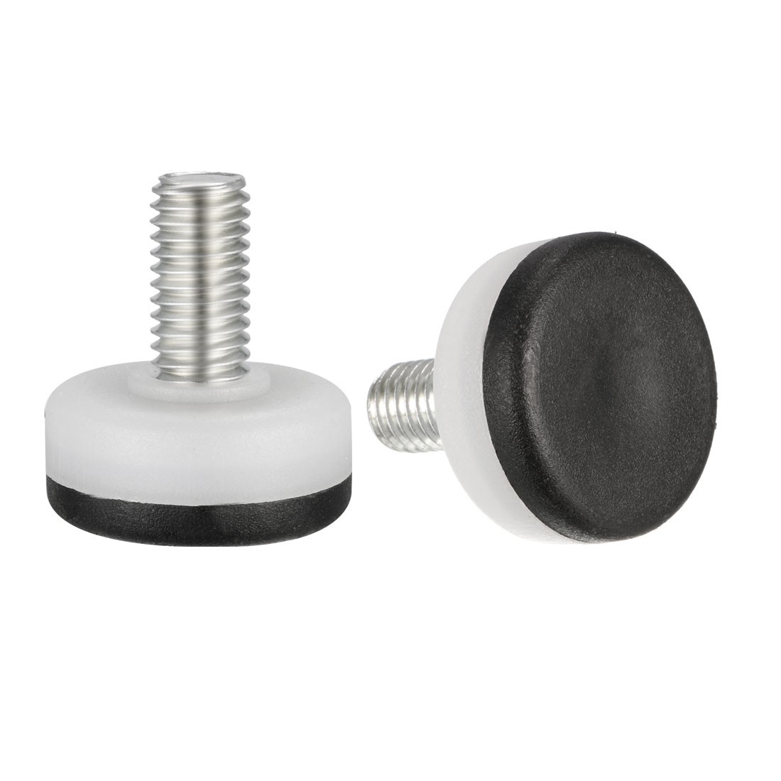 Furniture Levelers 14mm to 22mm Adjustable Height M10 x 18.5mm Threaded 12Pcs