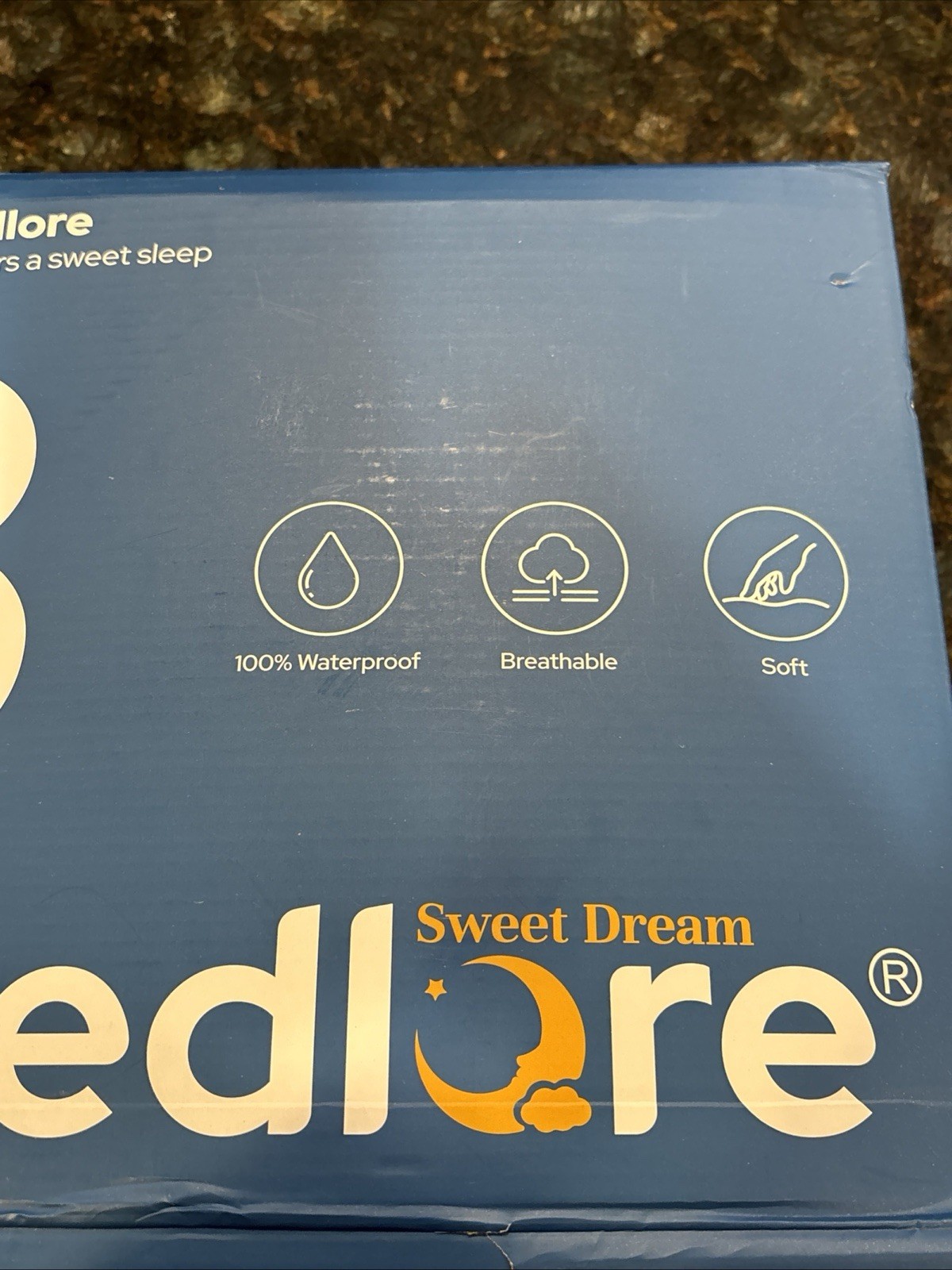BEDLORE Waterproof Mattress Protector California King-Gray-NEW