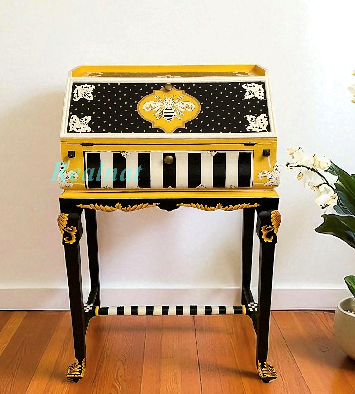 MacKenzie-Childs Worker Bee Writing Desk New