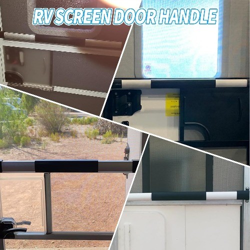 RV Screen Door Cross Bar Handle for Motorhome Camper Trailer, Adjustable from 21
