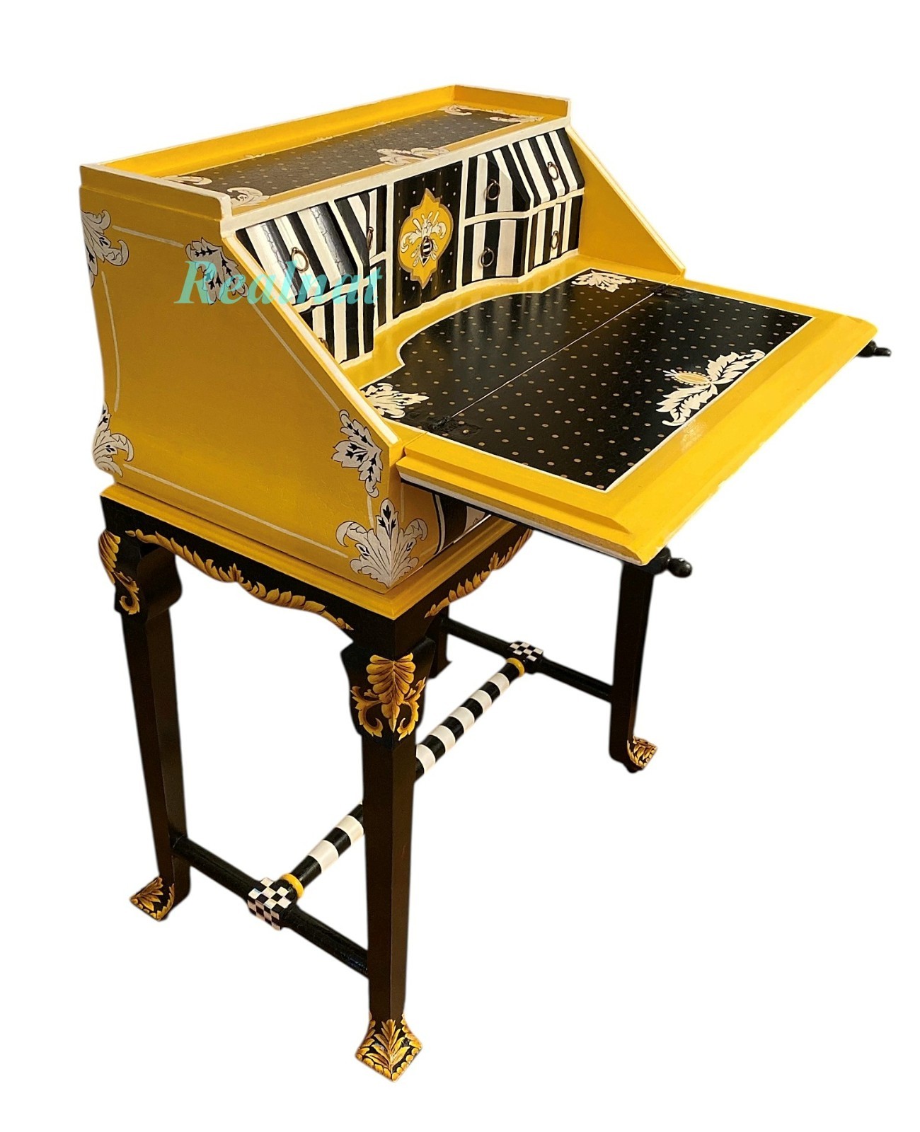 MacKenzie-Childs Worker Bee Writing Desk New