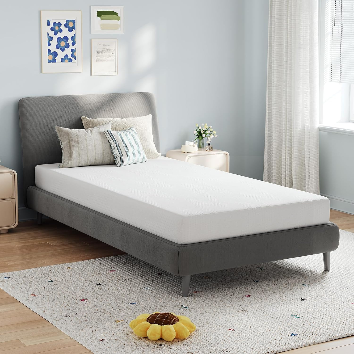 Cooling Gel Memory Foam Twin Mattress – 5 Inch, CertiPUR-US Certified