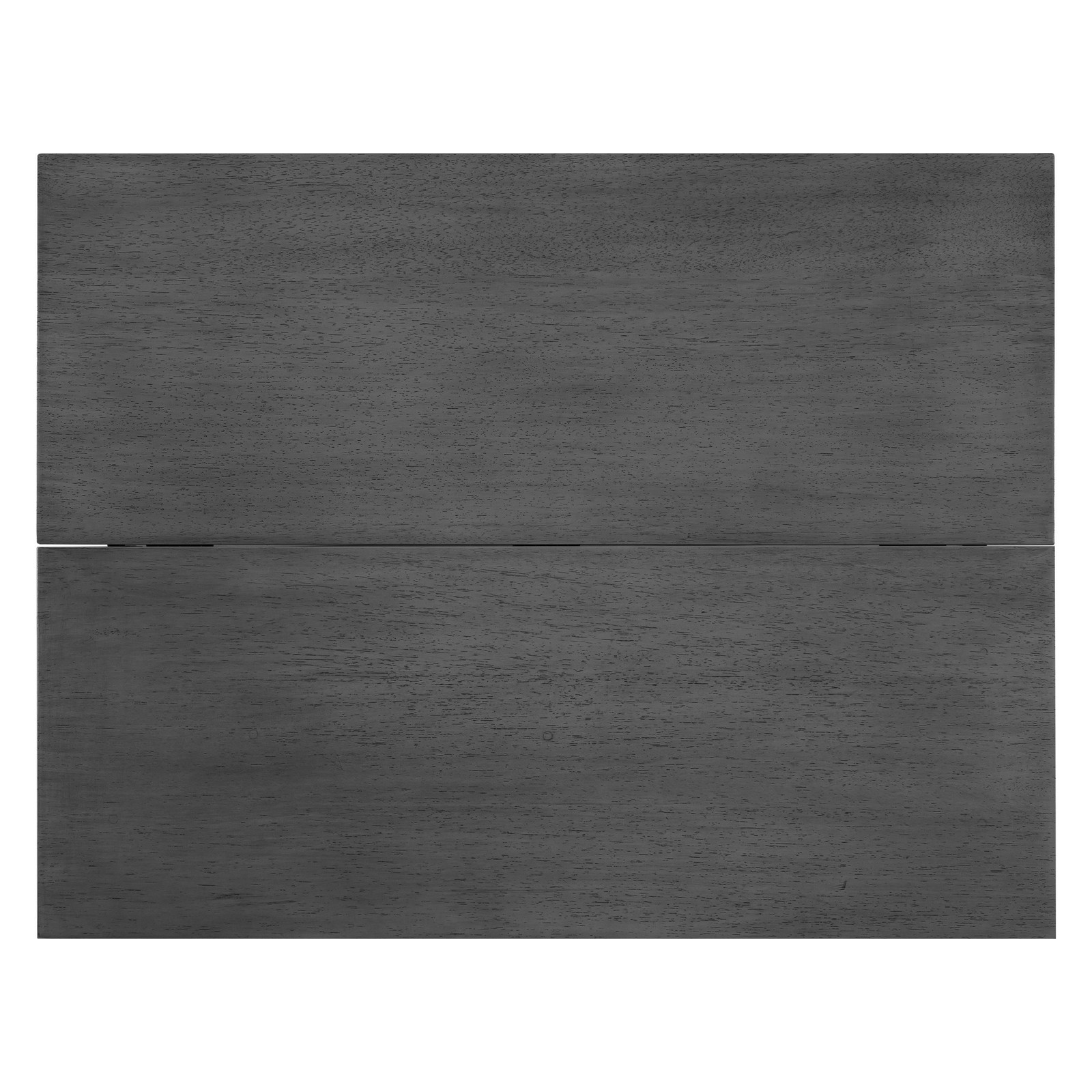 Gray Farmhouse Drop Leaf Extendable Dining Table for 4 (18-36″x47″x30″)