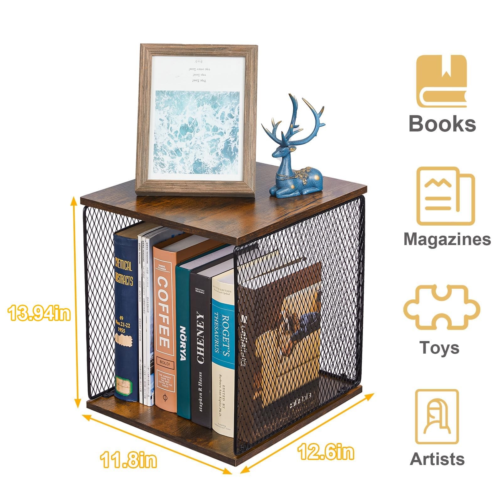 3 Cube Vinyl Record Storage DIY Stackable 120-150 Records Visualize Album Sto…