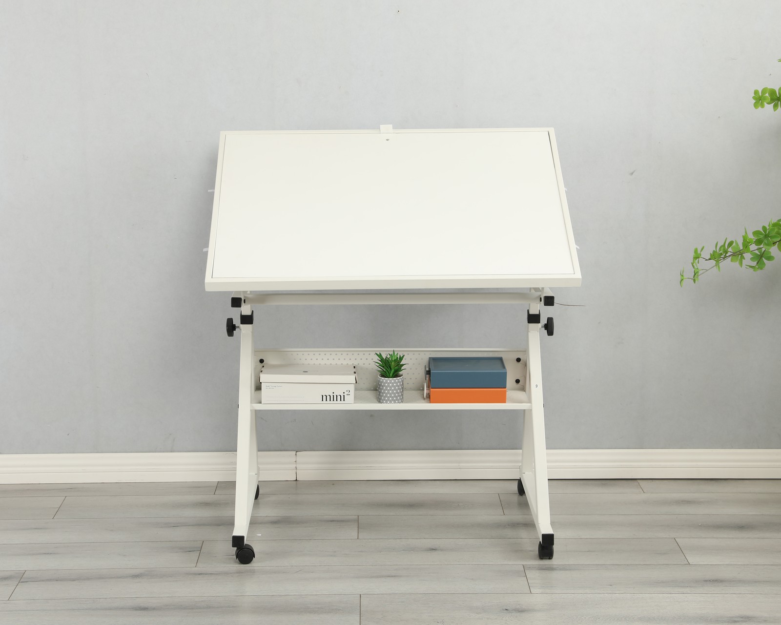 1500 Piece Jigsaw Puzzle Table Board for Adults, Metal with 4 Trays White