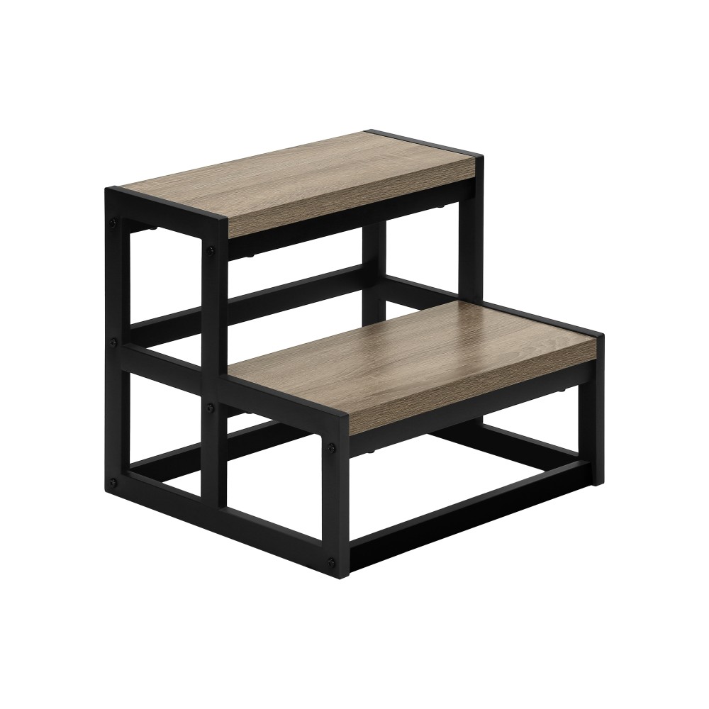 Black Metal Step Stool Contemporary for Kitchen Bedroom