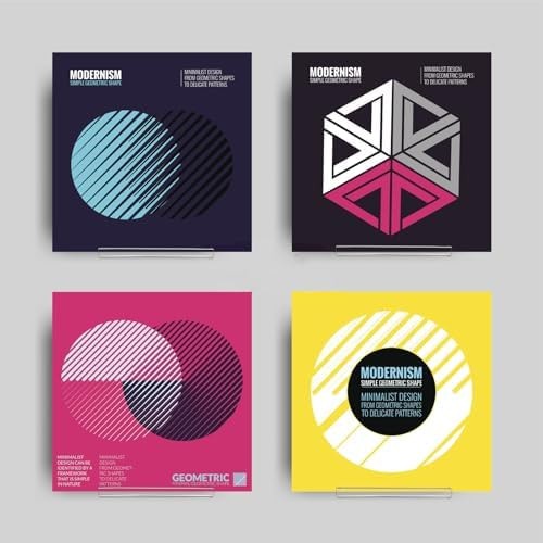 Jansburg 6 Pack Clear Vinyl Record Shelf Wall Mount Acrylic Album Display Hol…
