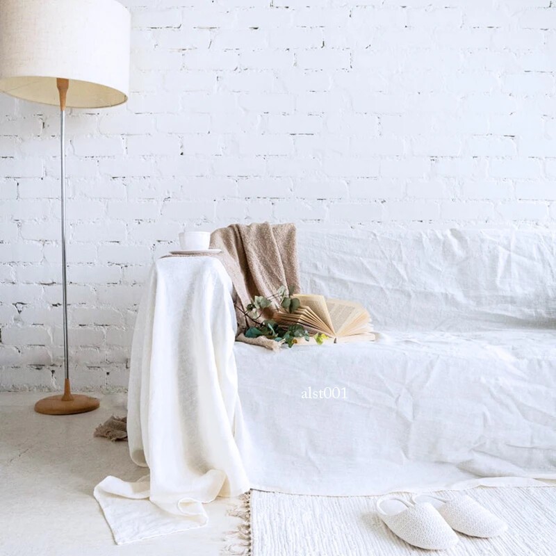 Premium Quality Sofa Slipcover 100% Linen Sofa Cover Soft Couch Chair Cover