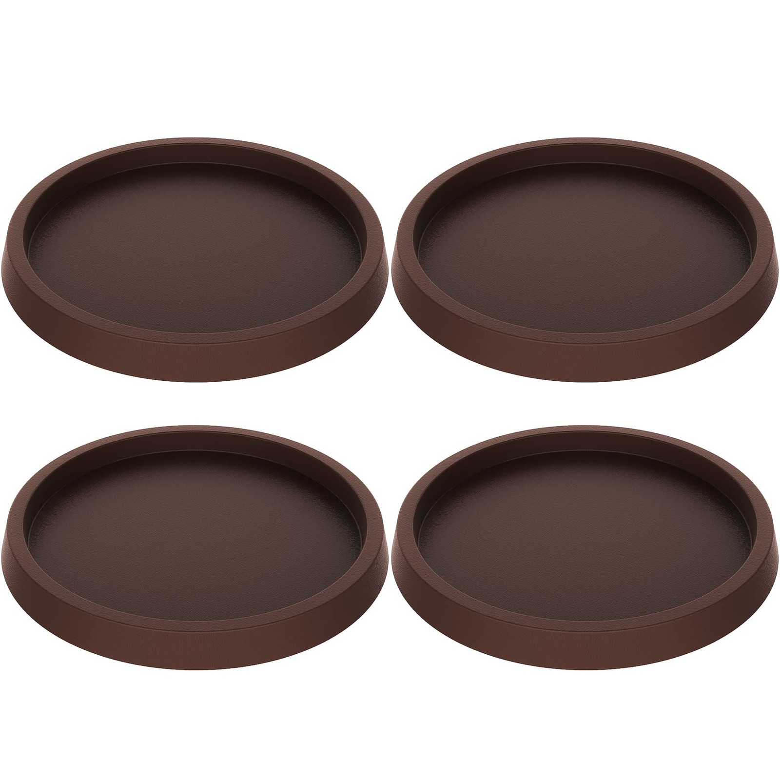Furniture Pads 4 Pcs 3.5 Inch Rubber Non Slip Coasters Hardwood Floor Protectors