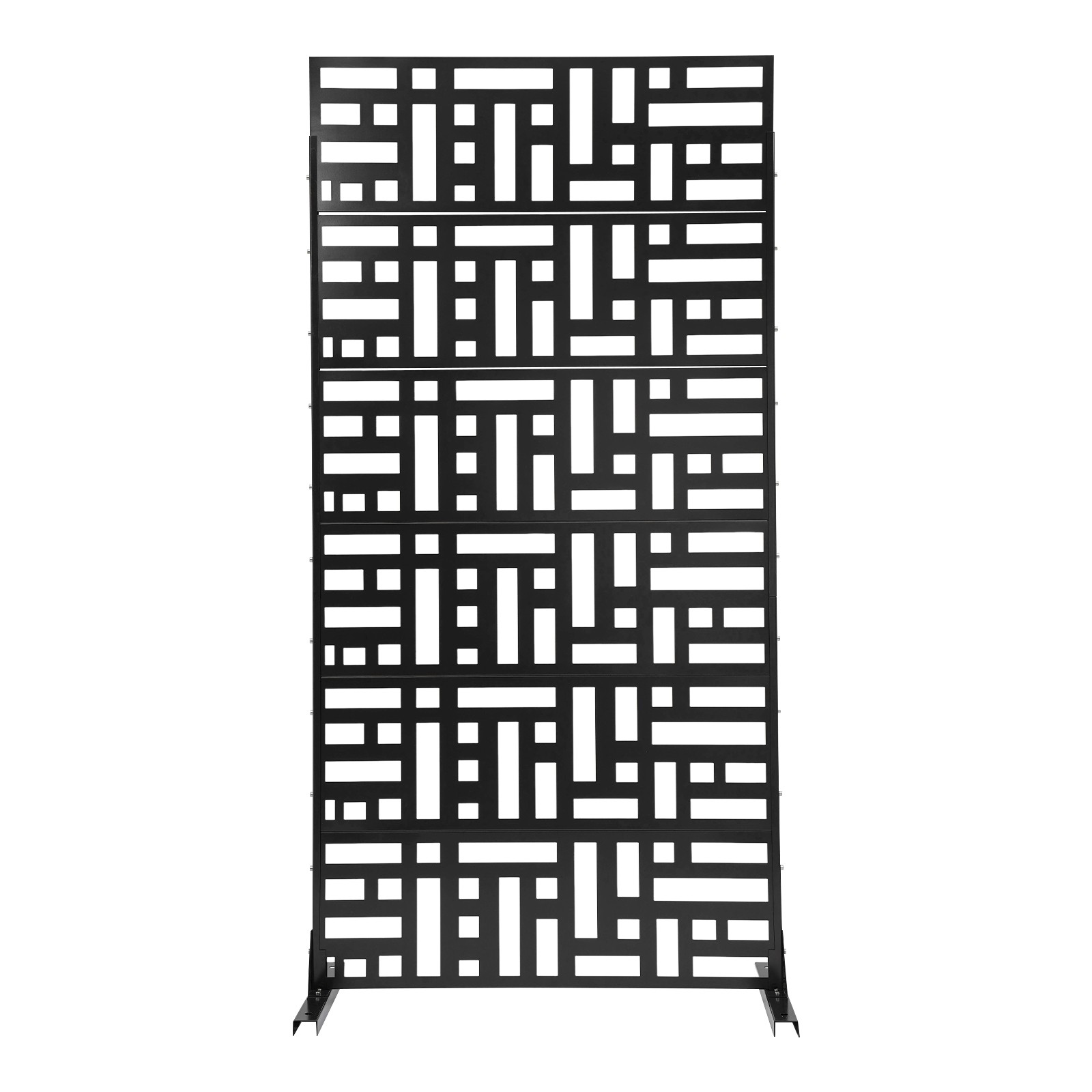 Privacy Screen, Outdoor Freestanding Decorative Divider for Patio 35.5*72 in