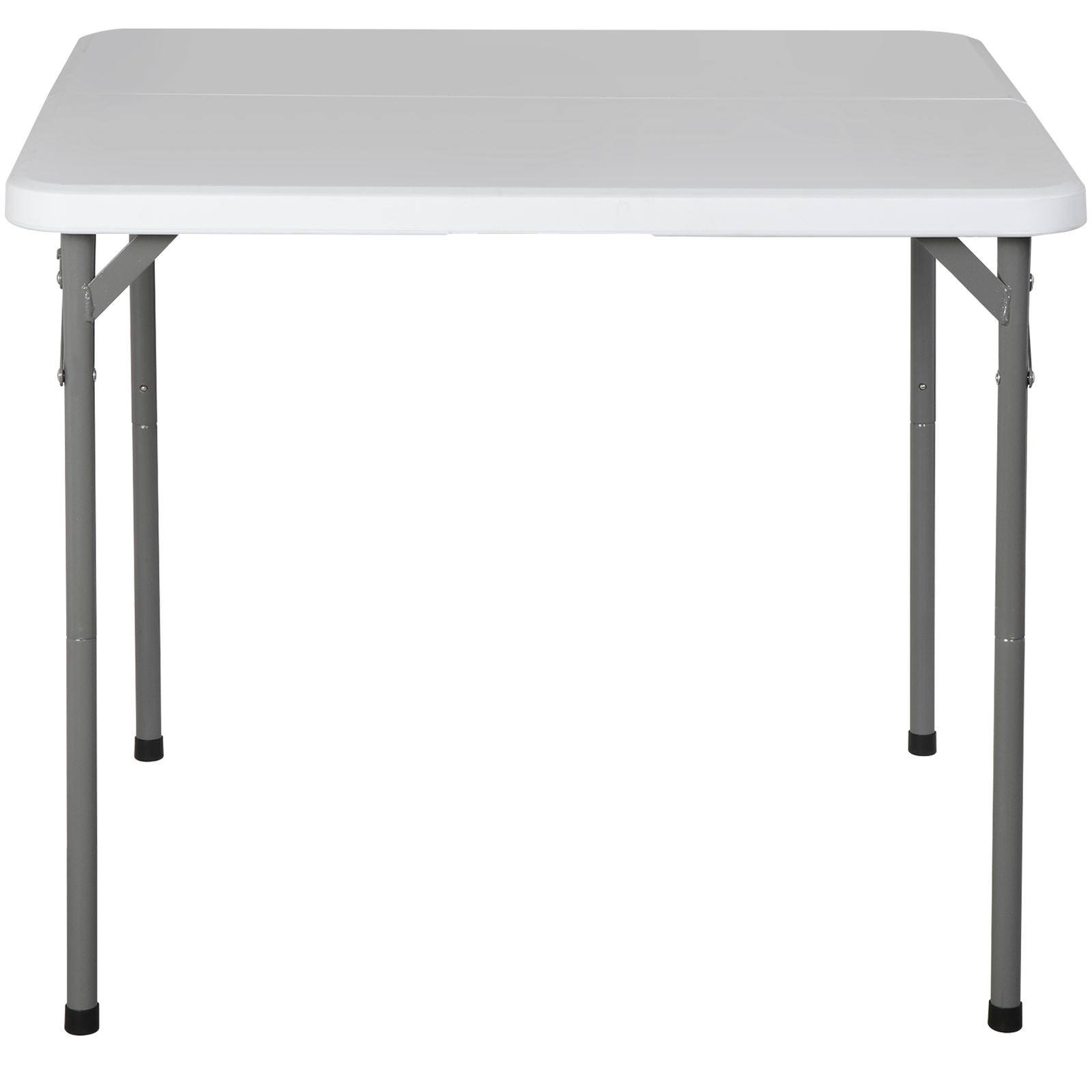 34″ Foldable Card Table Square Resin Indoor Outdoor Multi Use Durable Plastic
