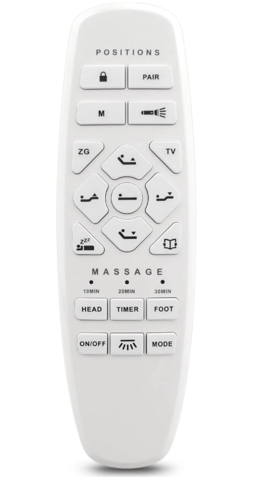 Lucid L600 Adjustable Bed Okin Model RF.27.19.33 Hand Remote Control