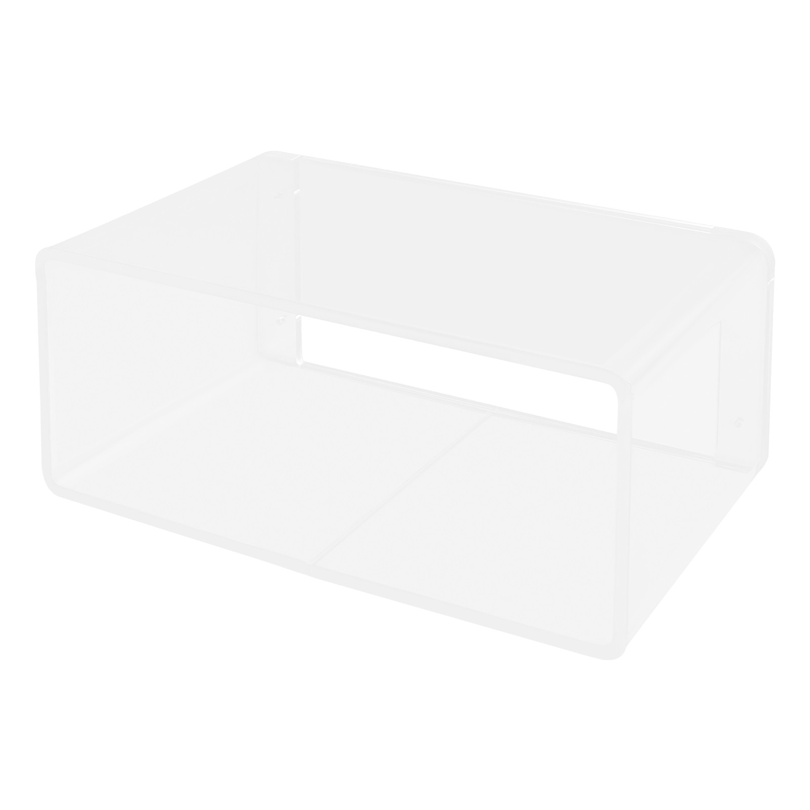 Wall-Mounted Bedside Table Acrylic Floating Nightstand No Assembly Required