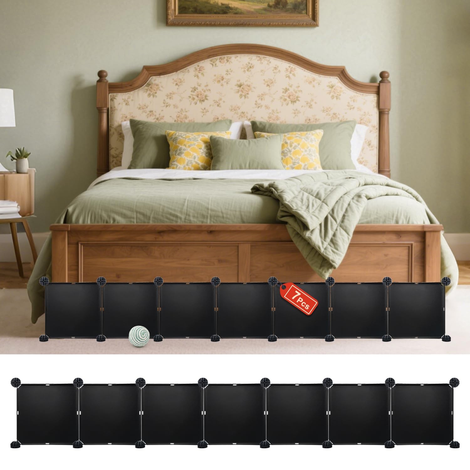 Under Bed Blocker for Pets,11.8 H x 83 L in Total Bed Blockers for Under Bed,…