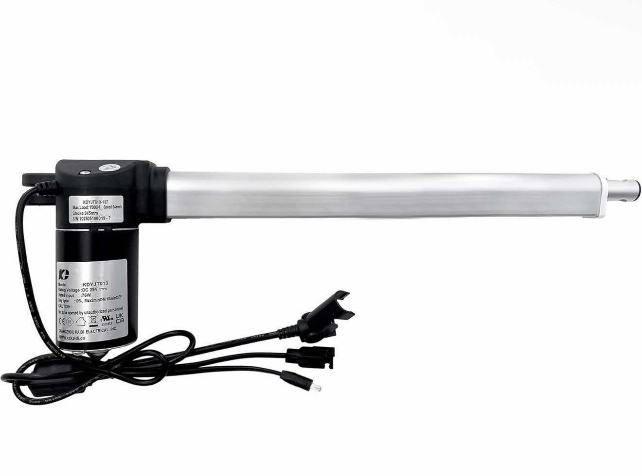 Kaidi KDYJT013-137 Recliner Lift Chair Linear Actuator Motor 29V 1500N