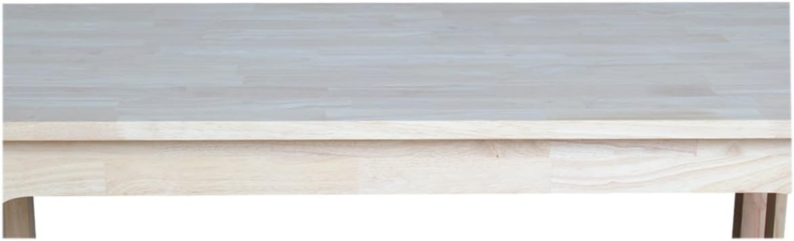 Table-Counter Height Mission Style Solid Real Wood, Sturdy Parawood, 48″W X 24″D
